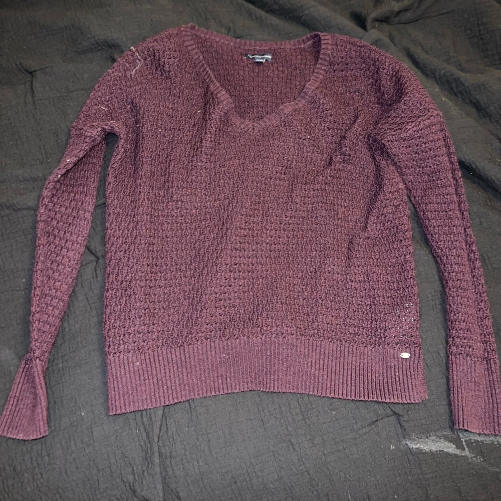 Purple American eagle sweater. Size small.